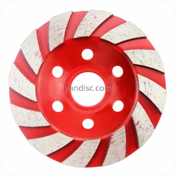 Diamond turbo cup grinding wheel for stone grinding